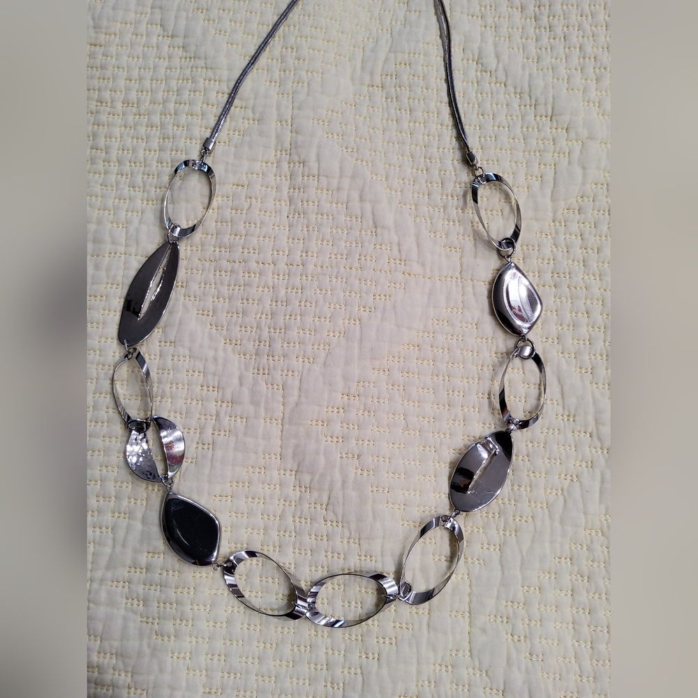 Chico's Silver Necklace - Picture 6 of 7